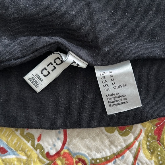 H&M Black tube top size M - Picture 3 of 3